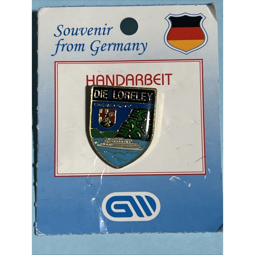 Die Loreley Germany - Vintage German Collectible Souvenir Travel Pin